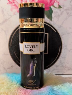 Perfumed Body Spray - Black & Gold